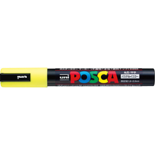 uni Water-based Pigment Marker Posca Medium Round Tip P Yellow PC5MP.2 1 pc