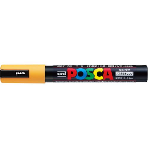 uni Water-based Pigment Marker Posca Medium Round Tip P Orange PC5MP.4 1 pc