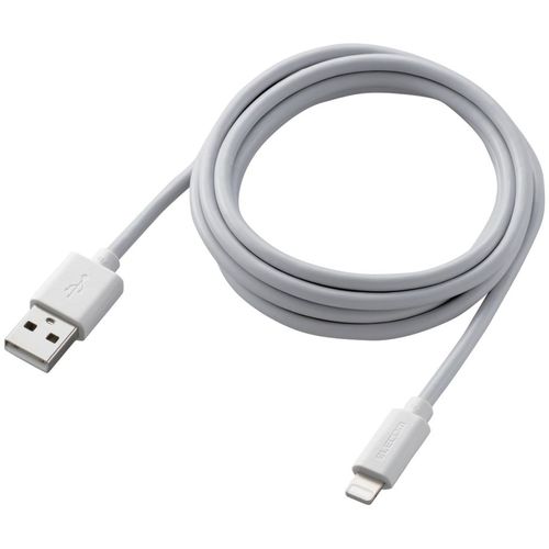 エレコム Lightningケーブル スタンダード 1.5m ホワイト MPA-UALA15WH 1 本