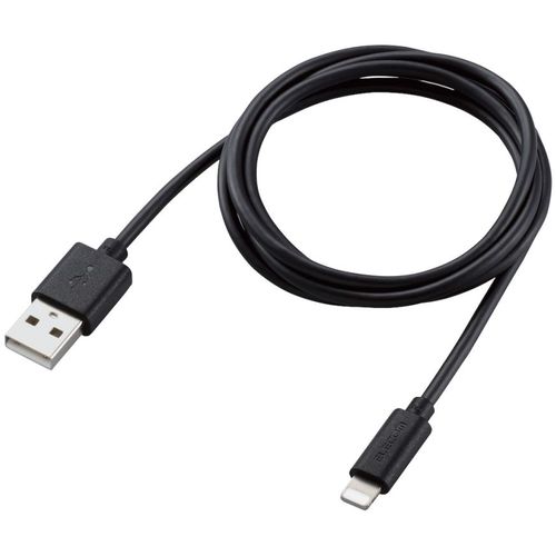 エレコム Lightningケーブル スタンダード 1.0m ブラック MPA-UALO10BK 1 本