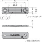 SUGATSUNE (140045390) MC-421-11 / Ultra-thin magnet catch MC-421-11 1 piece
