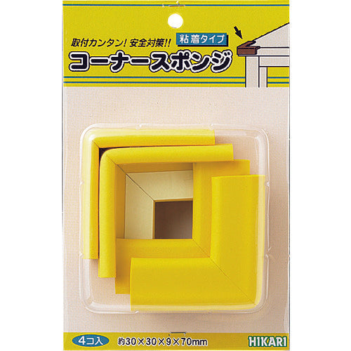 Hikari Corner Sponge 4p Yellow PSRK-310 1PK