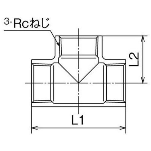 オンダ製作所 SFT2型 チーズ Rc1/4×Rc1/4×Rc1/4 SFT2-08 1 個