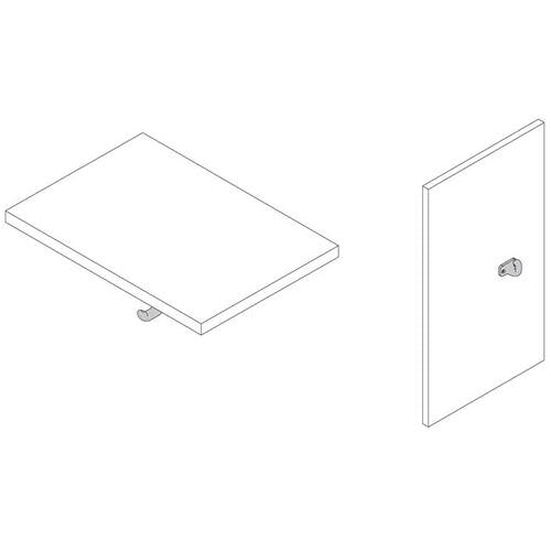 SUGATSUNE (110036819) HK-CM40-BR / Plastic hook HK-CM40-BR 1 piece