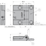SUGATSUNE (170046273)HG−JV65−S−LGRソフトクローズヒンジ HG-JV65-S-LGR 1 個