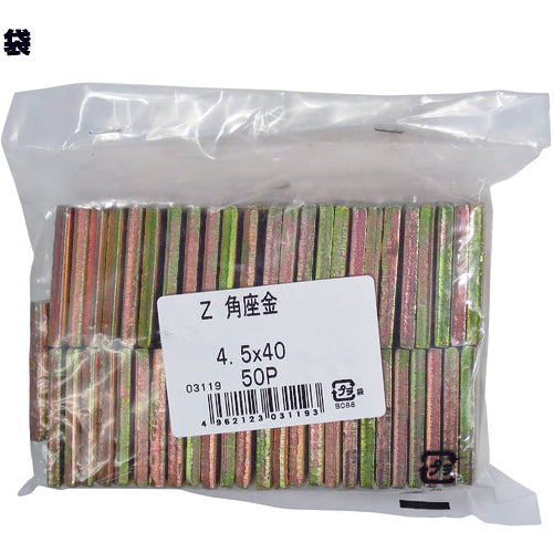 DAIDOHANT Z Mark Square Washer 4.5X40 50 pcs 10103119 1 bag