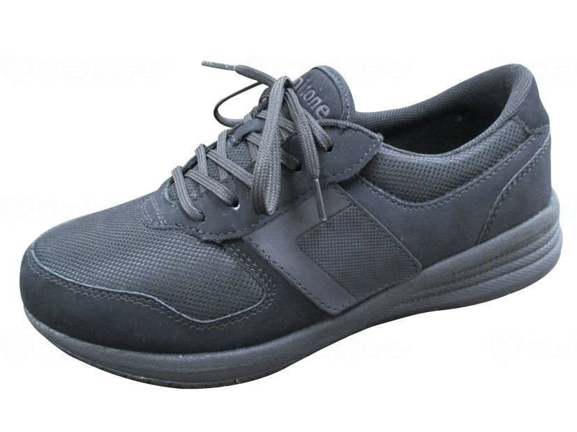 ラッキーベルユニトーン01(面ファスナータイプ) ブラック 23.0