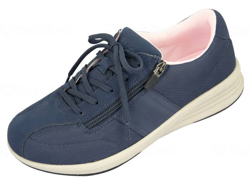 Lucky Bell Unitone 02 (Long Zipper Type) Navy 23.5