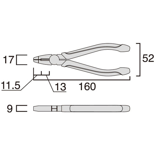 Fujiya Screw Buster Screw Removal Pliers (Black Gold) NSP01-150BG 1 Piece