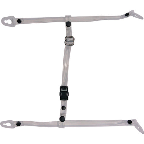 Toyo Safety Helmet Chin Strap, Clear Vinyl, TE-2, 1 Piece