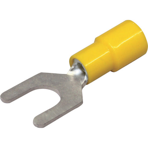 Nichifu Environmentally Friendly Insulated Crimp Terminal Y-Shaped (50P) TMEX 3.5Y-6-YEL 1 PK