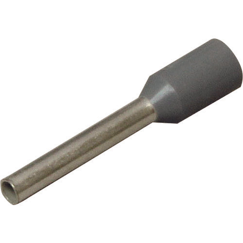 Nichifu Ferrules (100 pieces x 5 PK) Gray NFG 0.75-10-GRY 1 set