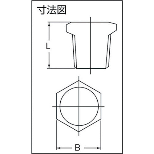 フジトク 6角プラグ 6PU 10A 炭素鋼 6PU-PT-10A 1 個