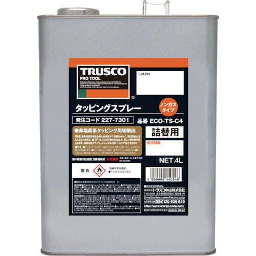 TRUSCO αタッピングオイル 難削材用 4L ECO-TS-C4 1 缶