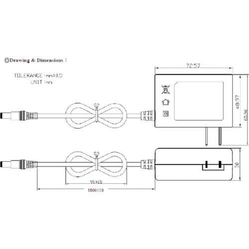 니키 AC 어댑터(DC24V 1A) ND-PM243 1개