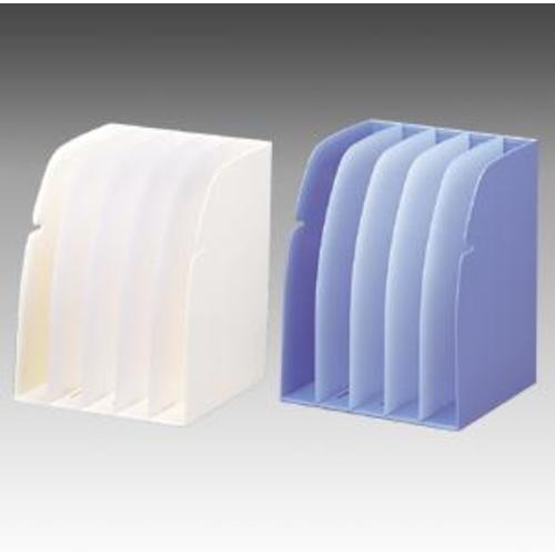 LIHIT Book Stand 5 Compartments A4 Water G1650-14 1 pc