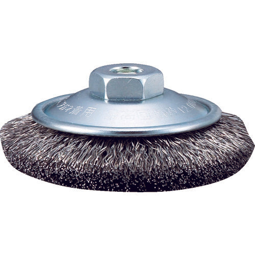 TRUSCO 電動工具用ベベルブラシ Φ85 SUS304 線径0.30 GBB-85S 1 個