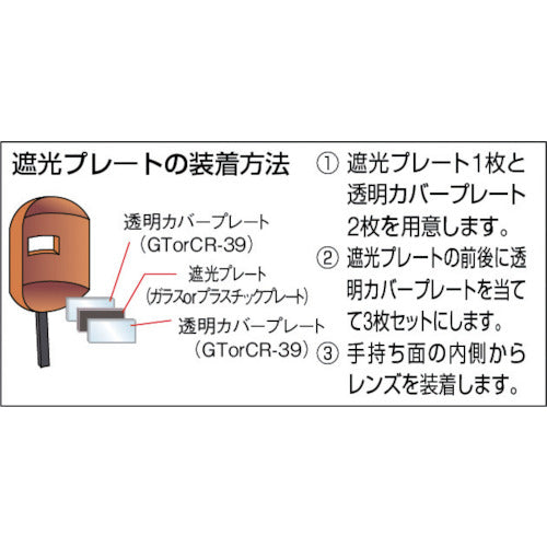 TRUSCO 용접용 손잡이면 HS 1개