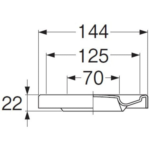 SANEI PC drain plug lid PH653F 1 piece