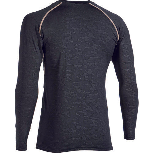 오타후쿠 【이번 시즌 매진】JW-643 BT 파워 스트레치 데오드랜드 롱 슬리브 크루넥 셔츠 블랙 카모후라/골드 LL JW-643-62-LL 1장