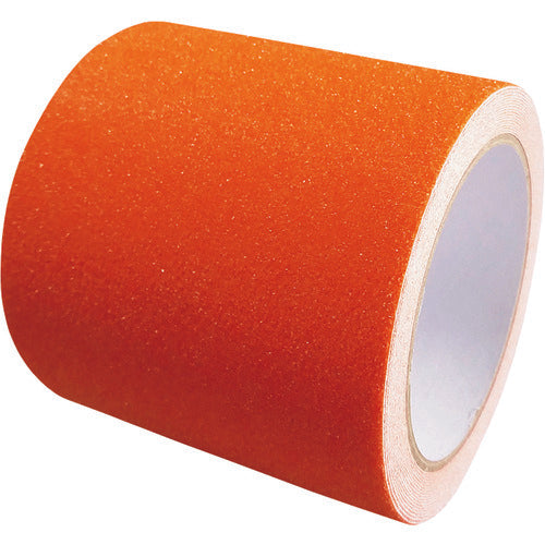SAFERUN Anti-slip tape, width 100mm x 5m, fluorescent orange, 11903, 1 roll