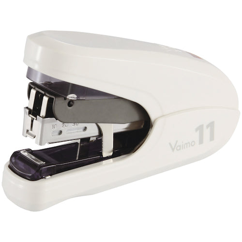 MAX ホッチキス バイモ11 フラット HD−11FLK/W ホワイト 40枚とじ HD90305 1 個