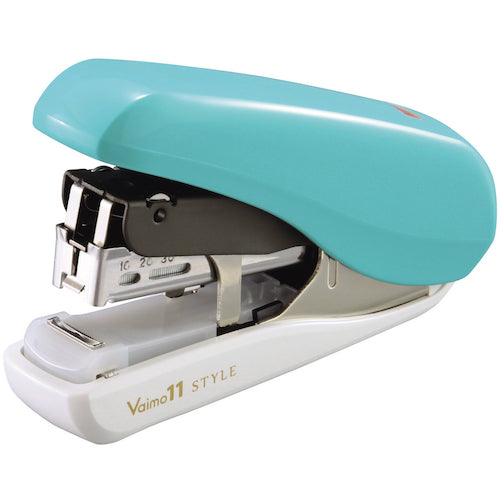 MAX ホッチキス バイモ11 スタイル HD−11FLSK/B2 ブルー 40枚とじ HD91364 1 個