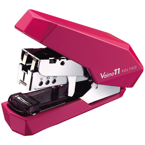MAX ホッチキス バイモ11 ポリゴ HD−11SFLK/P ピンク 40枚とじ HD90657 1 個