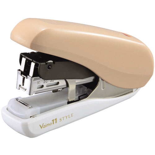 MAX ホッチキス バイモ11 スタイル HD−11FLSK/BJ2 ベージュ 40枚とじ HD91362 1 個