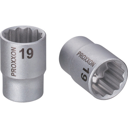 PROXXON XZN 트리플 스퀘어 소켓 1/2”(12각 타입) 19mm 83312 1개