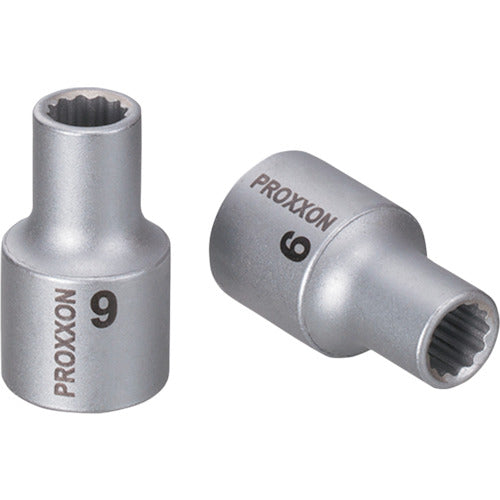 PROXXON XZN 트리플 스퀘어 소켓 1/2”(12각 타입) 9mm 83304 1개