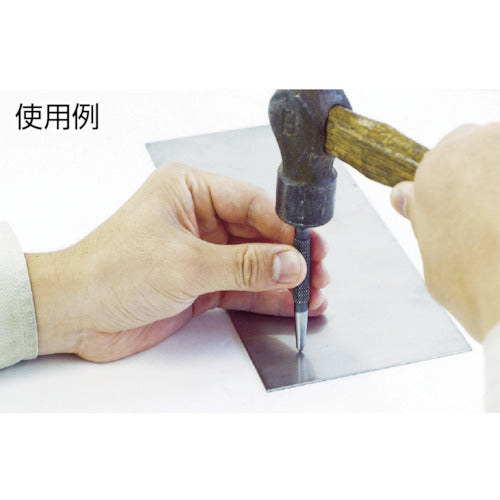 TRUSCO Carbide Tip Center Punch, Total Length M Type 100mm, Diameter Φ10 TCP-M 1 pc