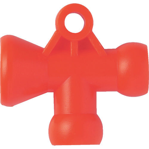 TRUSCO Coolant Liner T-type Fitting Size 1/4 (10 pieces) CL-2F03 1 bag