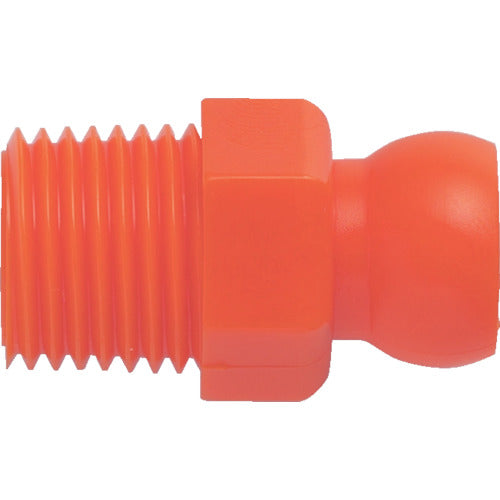 TRUSCO Coolant Liner Connector Size 1/4 Male Thread R1/4 1 Piece P-CL-2C02 1 Bag