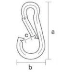 야하타 세이프티 후크 B형 5 YHI-SFTF-5 1개