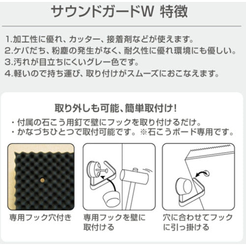 YAHATA サウンドガードW 50 450X450 YHI-SDGD-450X450 1 枚