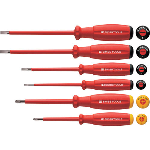 PB Swiss Tools SwissGrip Insulated Screwdriver Set 58542 1 S