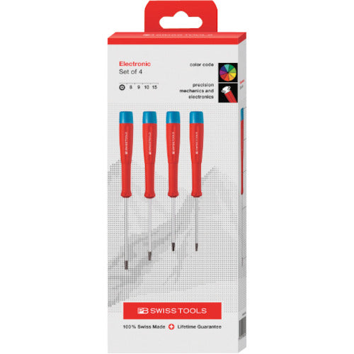 PBスイスツールズ 精密ヘクスローブドライバーセット(BOX) 8627CBB 1 S