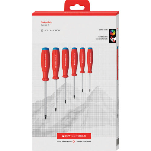 PBスイスツールズ スイスグリップ・ドライバーセット(BOX) 8460CBB 1 S