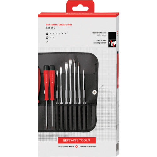 PB Swiss Tools Interchangeable Screwdriver Set 9 Pieces (Box) 8215CBB 1 S