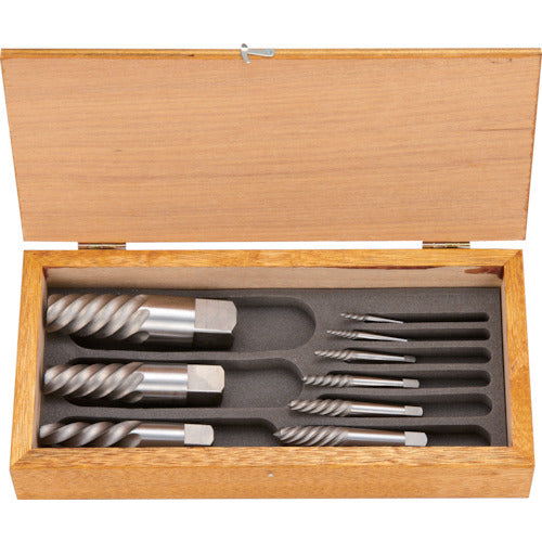 TRUSCO Extractor 세트 라센 형 9 개 세트 나무 상자 들어가기 EXS-1825 1 S