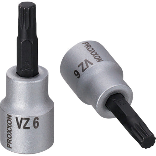 PROXXON XZN (spline) triple square bit 3/8" 6mm 83629 1 piece