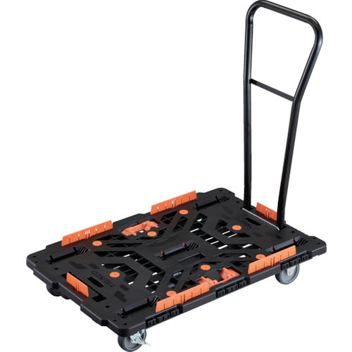 TRUSCCO 연결식 수지제 평대차 비틀 900X600 자재 3륜 내 2륜 스토퍼 부착 탈착식 핸들 부착 코볼레 고정 세트