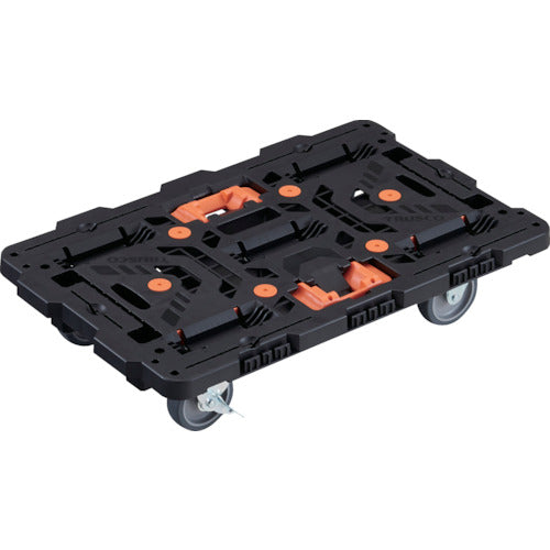 TRUSCCO 연결식 수지제 평대차 비틀 700X450 자재 3륜 내 2륜 스토퍼 부착