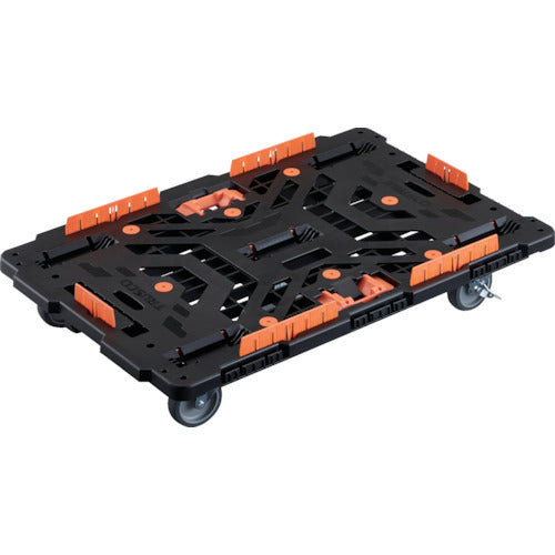 TRUSCCO 연결식 수지제 평대차 비틀 900X600 자재 5륜 내 2륜 스토퍼 부착 코볼레 고정 세트