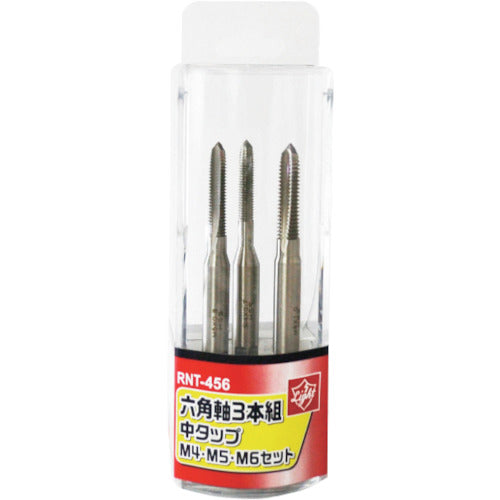 Light Hexagonal Shaft Medium Tap Set of 3 RNT-456 1 S