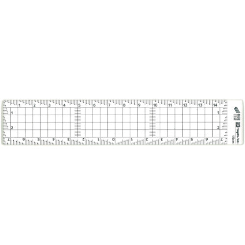 SK Acrylic Square Ruler, Quick Step Scale, 15cm, 150mm, AGS-15KD, 1 pc