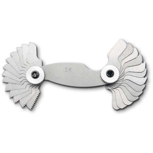 SK 나사 피치 게이지 밀리 28매 세트 M28 1개