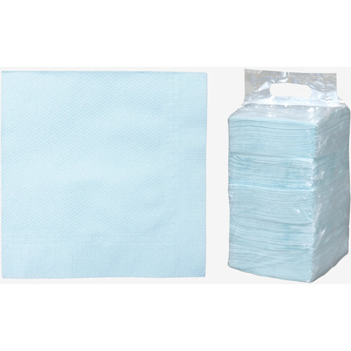 Daikoku Color Napkins, 4-Fold, Blue, Pack of 500, 902590, 1 PK