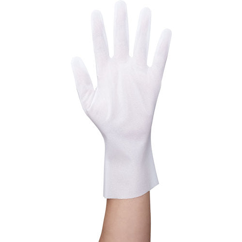 KING JIM Reusable washable urethane gloves, pack of 6, M WTE10-6M-W, 1 bag